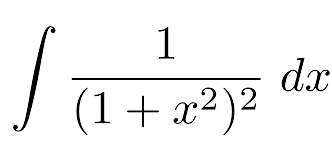 1
J (1 + x²)²
dx
2 2
