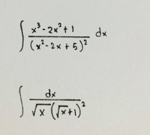 dx
(x²- 2x + 5)?
dx
