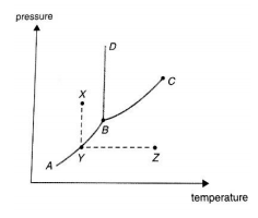 pressure
D
A
temperature
