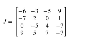 -96
-3 -5
9.
-7
J =
2
1
-5 4
-7
9
5
7
-7
