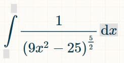 dæ
(9x? – 25)
