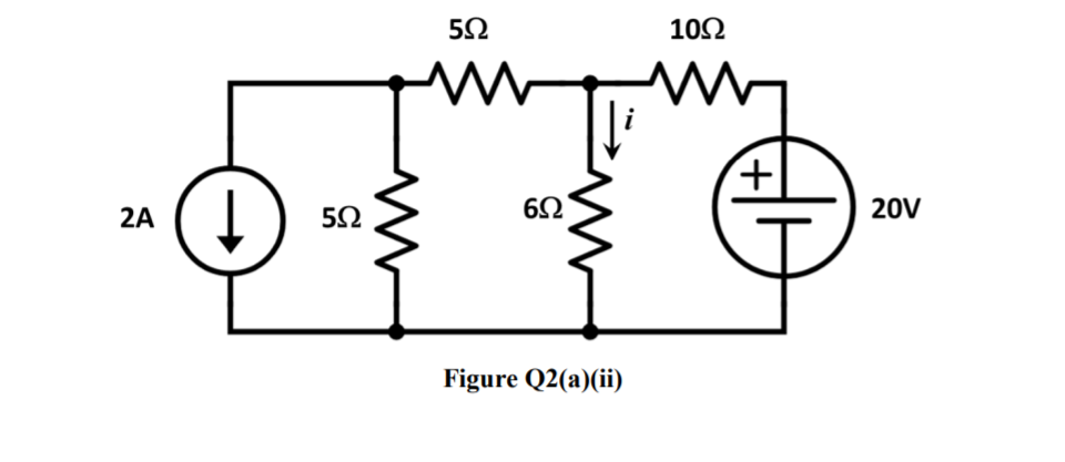102
+
2A
20V
Figure Q2(a)(ii)
