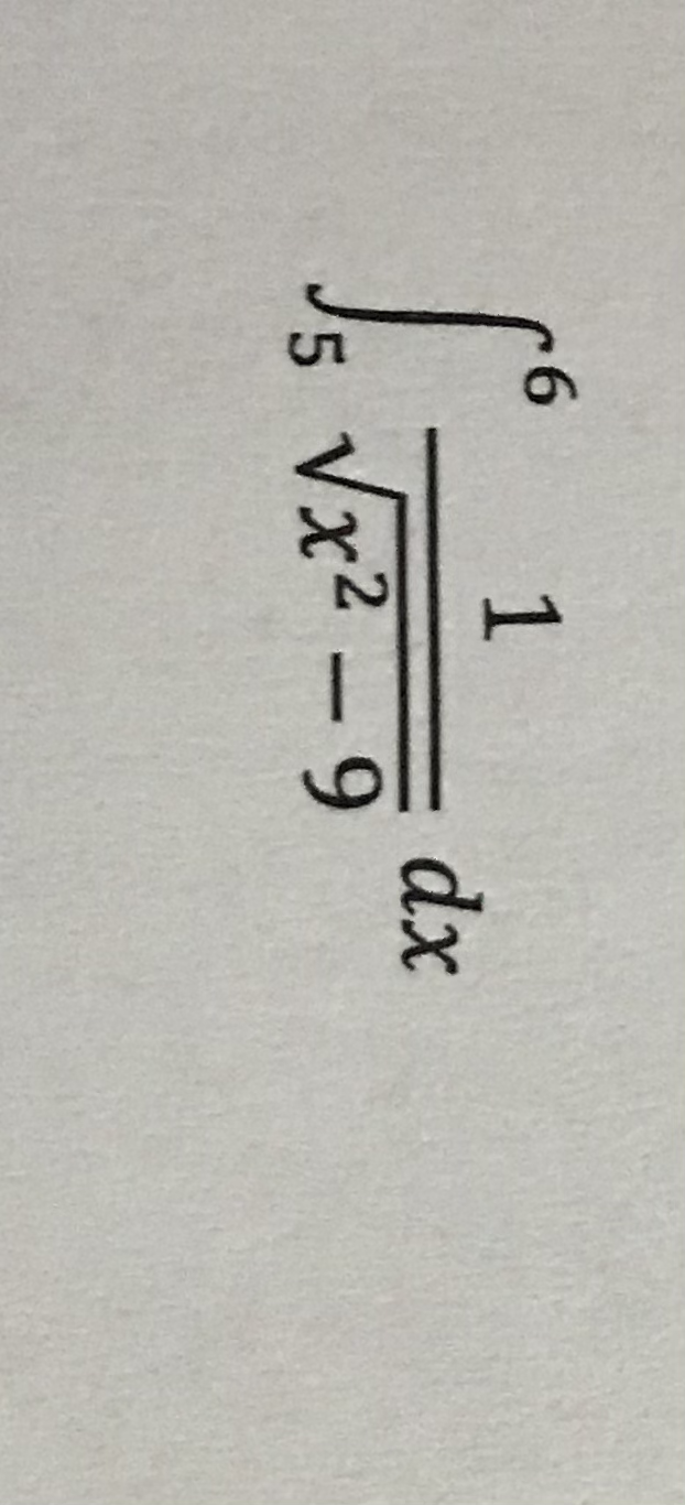 1
dx
x2-9
