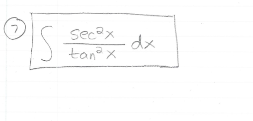Secox
dx
tan X
