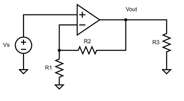 Vs
(+1)
R1
www
+
R2
Vout
R3