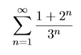 1+ 2"
3n
n=1
