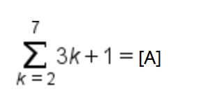 7
2 3k+1= [A]
k = 2
