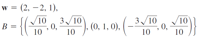 (2, – 2, 1),
V10
W =
-
3 /10
0,
10
V10
0,
10
3 /10
(0, 1, 0), (–
B =
В
10
10
