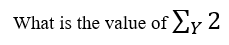 What is the value of y 2
