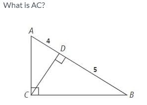What is AC?
A
4
В

