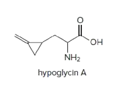 HO.
NH2
hypoglycin A
