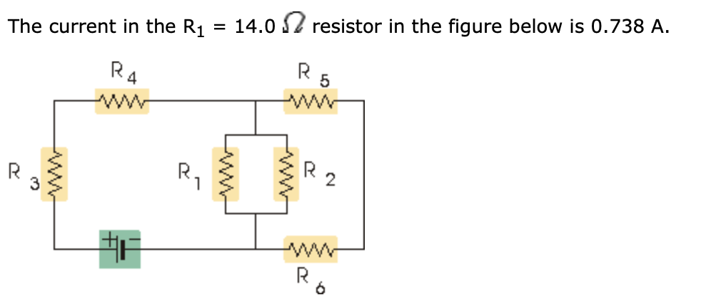 14.0 S2 resistor in the figure below is 0.738 A.
%D
The current in the R1
RA
