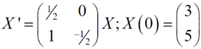 X' =
1
X;X(0)=
