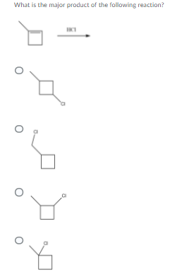 What is the major product of the following reaction?
ICI
