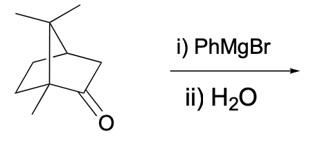 i) PhMgBr
ii) H20
