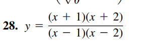 (х + 1)(х + 2)
28. y =
(х — 1)(х — 2)
у з
