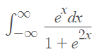 e`dx
2x
1+e
