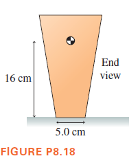End
16 cm
view
5.0 cm
FIGURE P8.18
