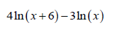 41n (x+6)-3nx)
