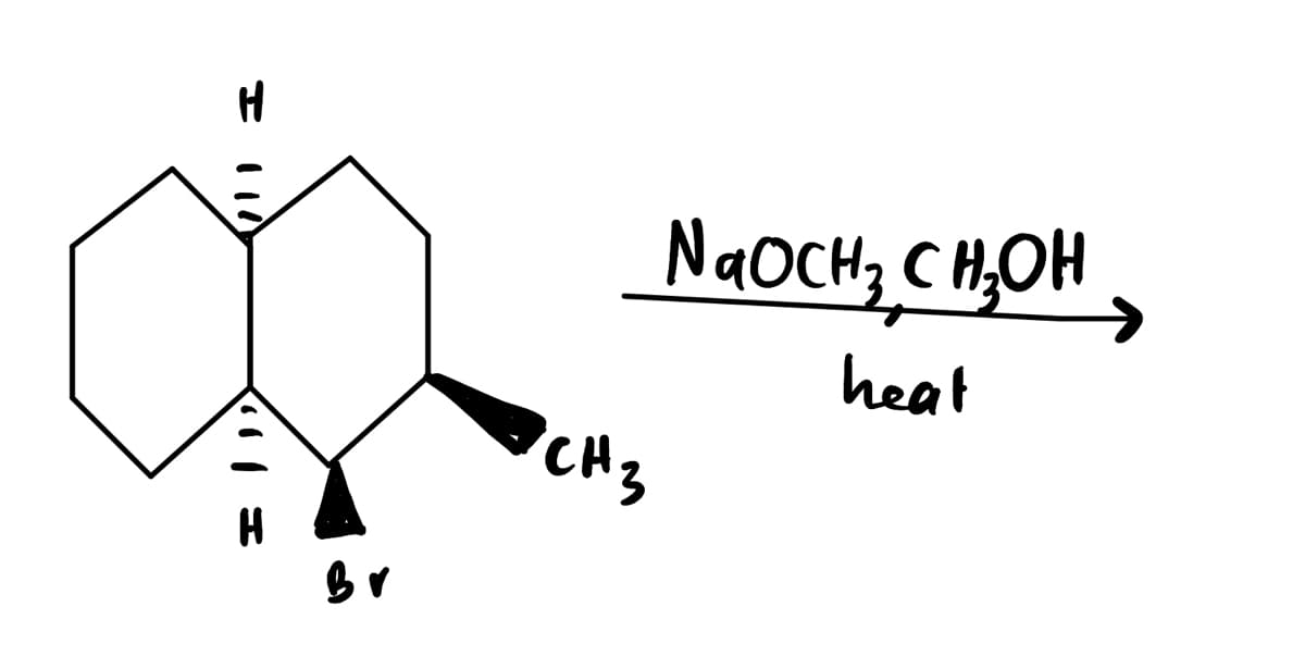 NaOCH; C H,OH
heat
CH3
Br
