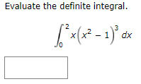 Evaluate the definite integral.
2
3
dx
