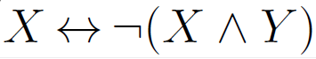 X +¬(X ^Y)
