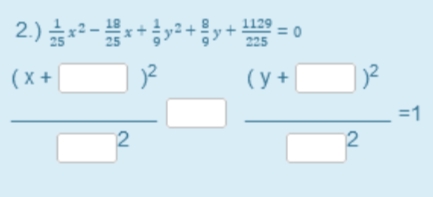 2)옮리
18
1129
25
225
(x +
(у +
=1
2
