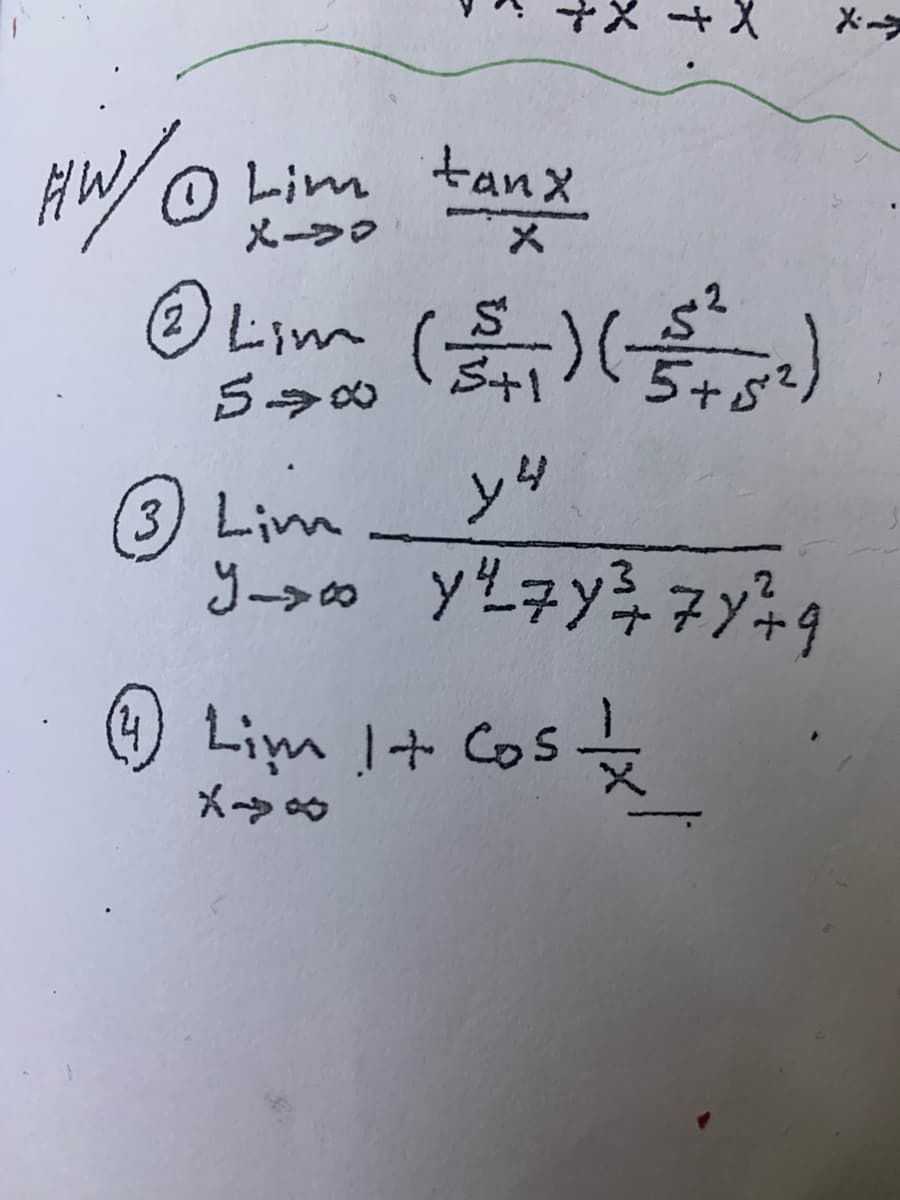 メラ
Lim tanx
メーラク
@ Lim ))
5→め
y4
3 Lim
3-→ yリアンチアン49
り Lim 1+ Cos文
メp
