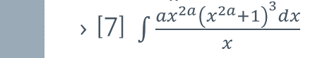 ax²ª(x2a+1)°dx
[7] S
3
>
