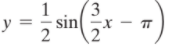 1
(3
y =
- sin
TT
7.
