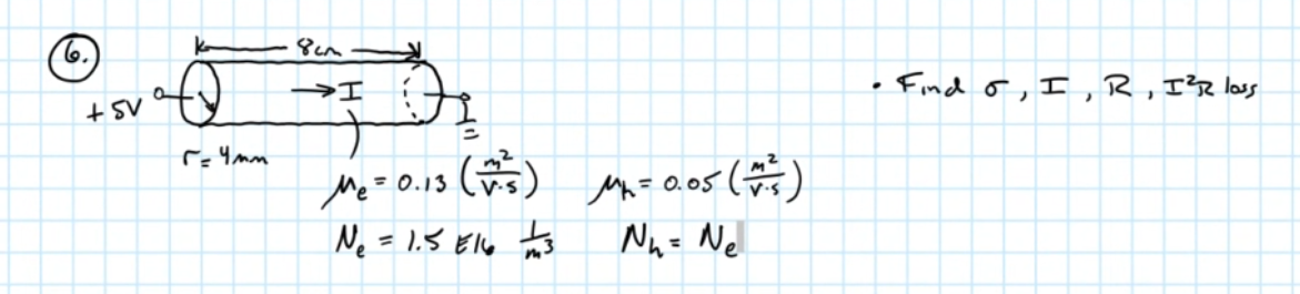 6.
→I
Find o, I ,R, I?R loss
As t
r=Ymm
Me =
0.13 ()
Nuz Ne
