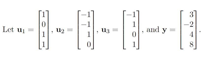 3
I-0-0-1
Let ui
and y =
U2
U3
4
