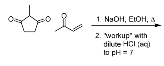 صومه
1. NaOH, EtOH, A
2. "workup" with
dilute HCI (aq)
to pH = 7