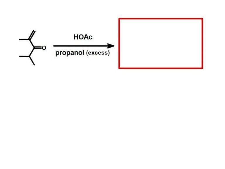 НОАС
propanol (excess)
