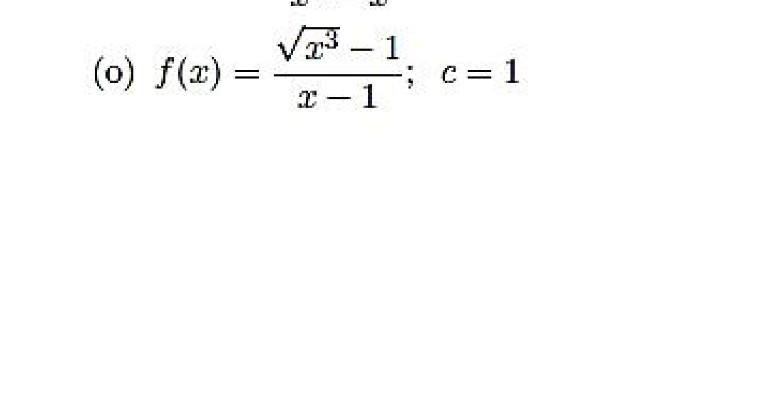 Va3 – 1
-
(0) f(x)
c = 1
x - 1
