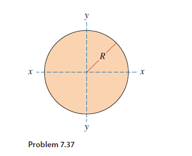 y
R
+- x
y
Problem 7.37
