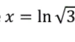 x = In V3
