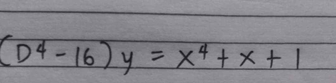 D4-16) y = x4+ x + 1
