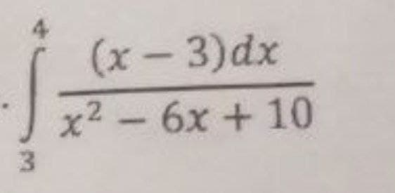 (х - 3)dx
x2 - 6х + 10
3.
