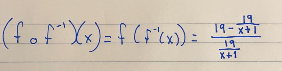 (fof"X]=f(F"cw) = "
19
19-x+1
19
X+1
