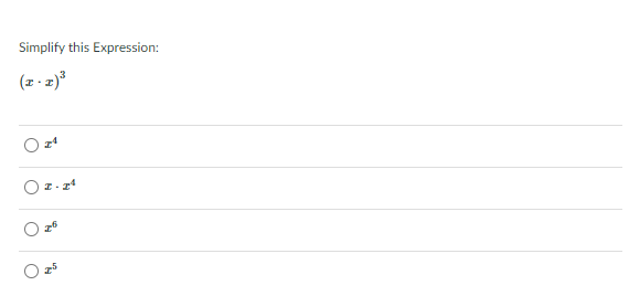 Simplify this Expression:
(z-z)*
