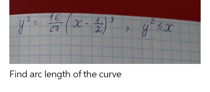 2.
16
到
IC -
13
2.
27
2,
Find arc length of the curve
