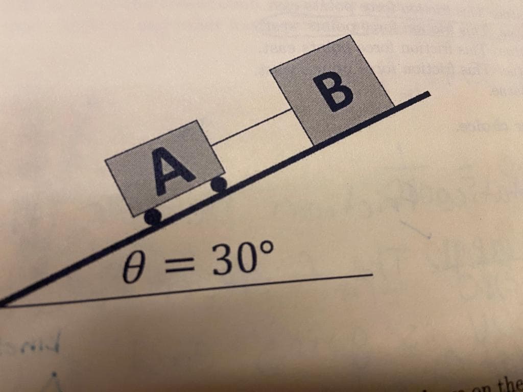 A
0 = 30°
B
on
the