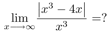 x3 – 4.x
lim
=?
x3

