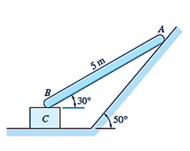 B.
C
5m
30°
50°
A