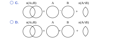 Oc.
n(AUB)
A
в
n(AnB)
OD.
n(AUB)
A
в
n(AnB)
