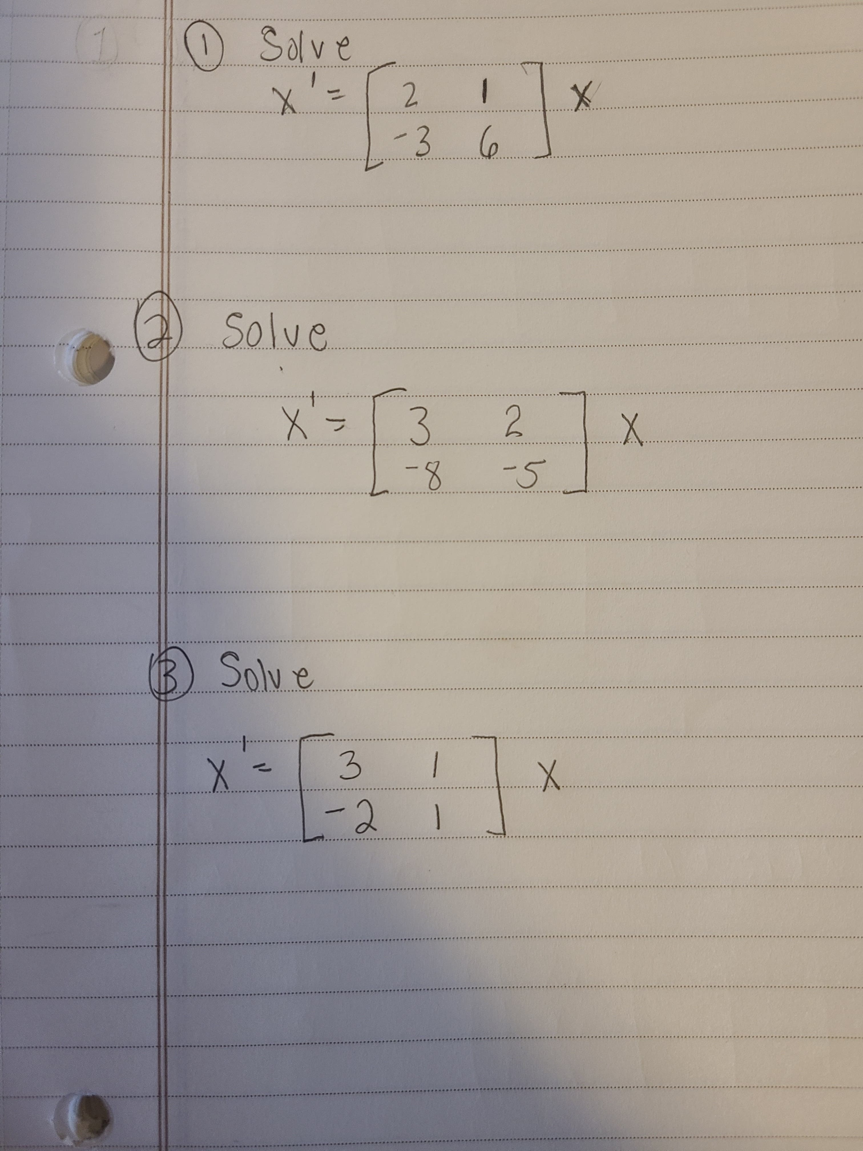 (1) Solve
x'=
2.
-36
