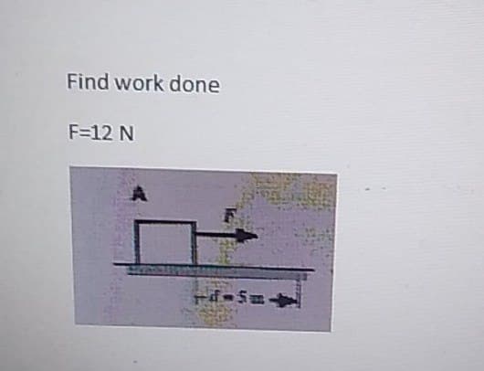 Find work done
F=12 N
14-514