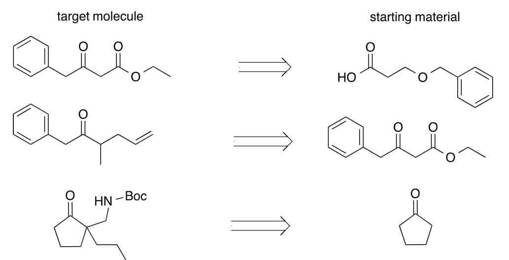 target molecule
starting material
НО
HN -Boc
