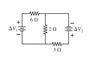 +
ΔV,
6Ω
2 Ω
202
Μ
3 Ω
ΔV,
+